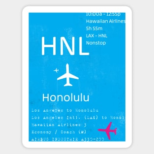 HNL Honolulu minimal Sticker